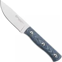 Maserin 915/MCJ Path, Stonewashed M390, Denim Jeans Micarta, couteau fixe, Igor Bortolussi design