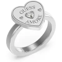 GUESS Amore Ring Argenté 56 Femme