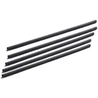 MultiLine Canne à sucre Ø5x140mm en charbon de bois Sort,250 pc/ps - (250 pc) (250x)