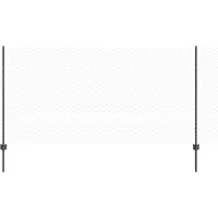 vidaXL Clôture hexagonale avec poteaux, 10 x 1,2 m, acier revêtu de PVC