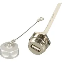 Efbe-Schott EFB-Elektronik Prise encastrée IP67, M20, USB2.0, Bu-St, A-A, 0,5m Fabricant : EFB Elektronik (IP67EBUSBA-A0,5FL)