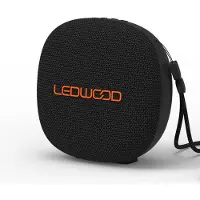 LEDWOOD , haut-parleur portable Bluetooth 15W avec ambiance LED, étanche, noir