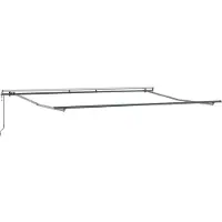 vidaXL Automatique Manuel Marron 400x300 cm