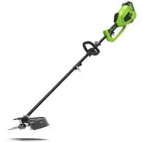 Greenworks GD40BC - Coupe-bordures - 40 cm - poignée en D - 2 mm - 5300 RPM - noir - vert