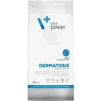 Vet Expert Veterinary Diet Dermatosis Aliment sec pour chiens adultes pour le soutien de la peau en cas de dermatite 12 kg