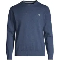 Gant Pull-over 'Classic' bleu chiné / gris clair / rouge cerise / blanc naturel