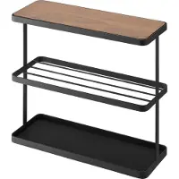 Yamazaki Table d'appoint avec porte-journaux "Tower