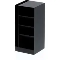 Yamazaki Boîte de Stockage Yamazaki Tower Desk Stand Black