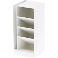 Yamazaki Boîte de Stockage Yamazaki Tower Desk Stand White