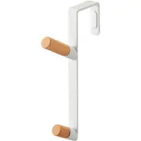 Yamazaki Patère 2 crochets spécial porte Door blanc