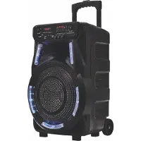 Manta SPK5033 Party (4 h), Enceinte Bluetooth, Noir