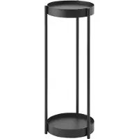 Yamazaki Support pour plantes à 2 étages avec roulettes TOWER
