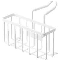 Yamazaki Hängender Spülbecken-Organizer TOWER, Égouttoir à vaisselle, Blanc