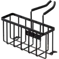 Yamazaki Organiseur d'évier suspendu TOWER, Égouttoir à vaisselle, Noir