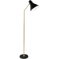 Innolux Carin Floor Lamp, black/brass