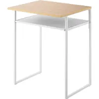 Yamazaki Table avec plateau en bois et rallonge TOWER (53 x 45.20 x 66.80 cm)