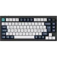 Keychron Q1 Max QMK/VIA Clavier mécanique sans fil, QWERTY US, Knob, Carbon Black, Gateron Jupiter Brown Q1M-M3