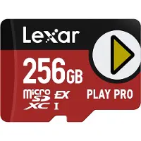 Lexar LMSXPS0256G-BNNNG, 256 Go, MicroSDXC, Class 3, UHS-I, 900 Mo/s, 600 Mo/s