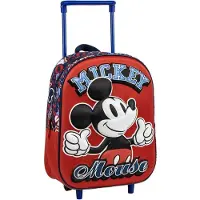 Cerdá Group Mickey Avec Sac à Dos 3d À Roulettes Rouge One Size