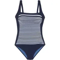 LASCANA Maillot de bain marine / blanc