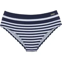 LASCANA Bas de bikini marine / blanc