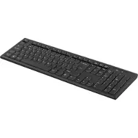 Deltaco Clavier sans fil, layout nordique, USB, 10m, noir