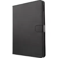Deltaco iPad 9.7 (2017/2018) étui, cuir végétalien, support, noir IPD-2017-2 (Apple iPad 2017 (5e génération), Apple iPad 2018 (6e génération)), Étui pour tablette, Noir