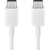 Samsung Original câble USB-C vers USB-C emballage d'usine - 1 mètre - 45 Watt - Blanc