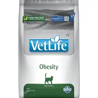 Farmina Vet Life Obesity 5kg Cat Food Argenté 5kg