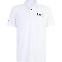 EA7 pour homme. 8NPF23_PJEMZ Polo Sport Ventus 7 blanc (XS), Casuel, Polyester, Manche courte
