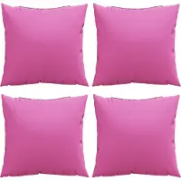 vidaXL Coussins de dispersion Uni 4 pcs Rose 60 x 60 cm tissu polyester