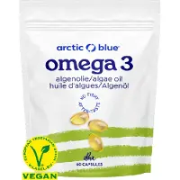 Arctic Blue Oméga 3 Huile d'Algues DHA - 60 capsules