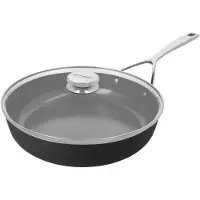 Demeyere Padella Alta Alu Pro 5 Ceraforce, Poêle + casserole, Noir, Argent