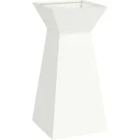 vidaXL Jardinière à pilier Blanc 35 x 35 x 73 cm