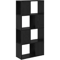 vidaXL Ensemble de meubles TV noir 60 x 24 x 125,5 cm Bois composite