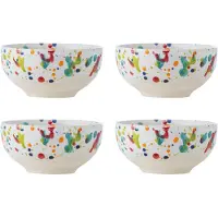 Bloomingville Ensemble de 4 bols Freckles