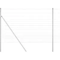 vidaXL Clôture en fil d'acier galvanisé, soudée, 25 x 1,6 m