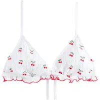 Next Hauts de bikini vert / rouge / blanc
