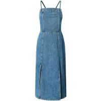 Pepe Jeans pour femme. PL953767 Robe Elodie bleue (S), Casuel, Coton, Sans manches / bretelles