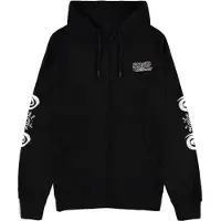 Naruto Hommes, Pull-over, NARUTO SHIPPUDEN - Naruto - Pull à Capuche Zipper Homme (M), Noir, (M)
