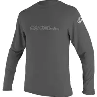 O'Neill Basic Skins Long Sleeve Rash Guard Gris XS Homme