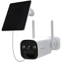Foscam BP4 camera with solar panel