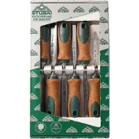 Stubai 357106 Série de Ciseaux manche en liège 6 pièces
