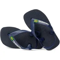 Havaianas Tongs enfant BABY BRASIL LOGO filles - Bleu - 22