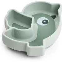 Done by Deer Assiette à collation - Silicone - Stick & Stay - Bi - - UneTaille - Assiette