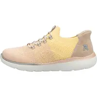 Rieker Slip on jaune / gris / orange