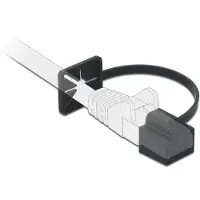 DeLOCK Staubschutz RJ45 Stecker Befestigungsclip schwarz
