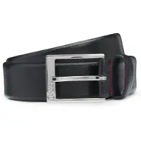 HUGO pour homme. 50541175 Ceinture Volpiana noire (100 cm), Casuel, Cuir