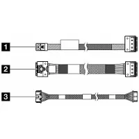 Lenovo - Kit de câble de stockage - pour châssis M.2 SATA/x4 NVMe