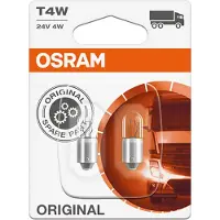 Osram Ampoules T4W Original Line 3930-02B 24V LKW 2 pièces, double blister